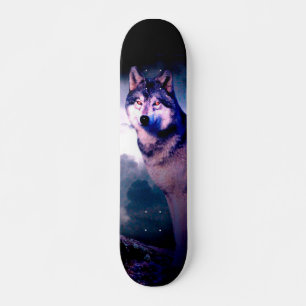 Skateboard Loup lunaire