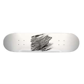 Skateboard Loup seul