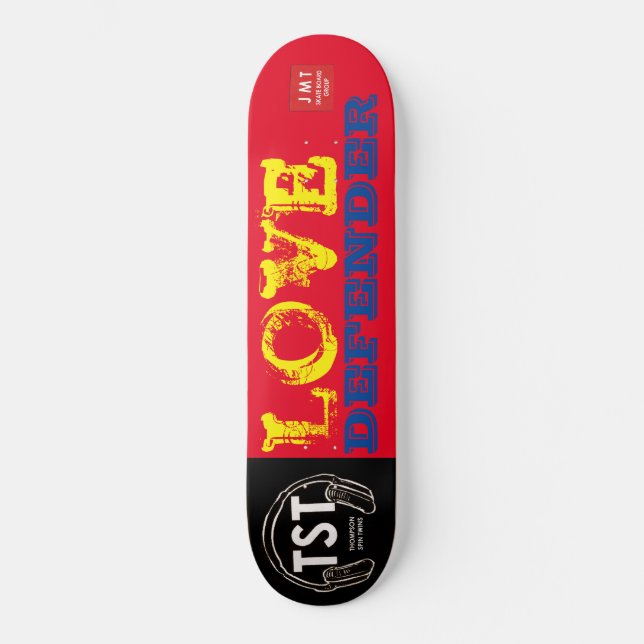 SKATEBOARD LOVE DEFENDER / JMT SKATEBOARDS (Recto)