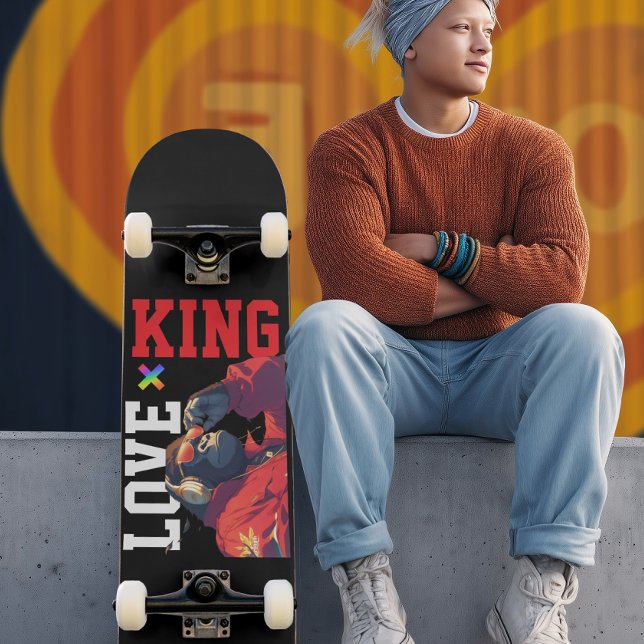 Skateboard LOVE × GORILLA - Custom (Créateur téléchargé)