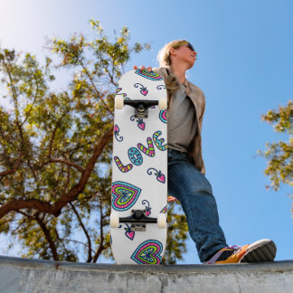 Skateboard Love Heart Motif moderne