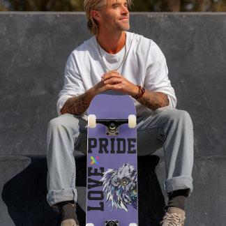 Skateboard LOVE × LION Ver. B - Custom スケートボード