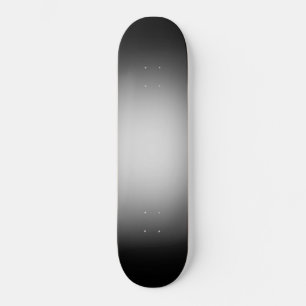 Skateboard Lumière blanche sur noir