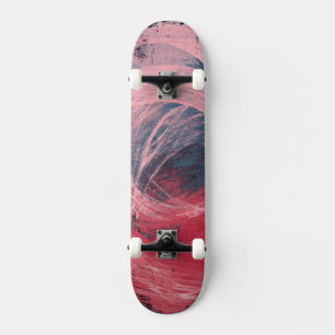 Skateboard Lumière rose I