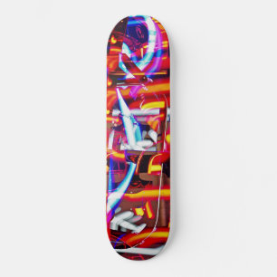 Skateboard lumières brisées