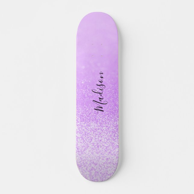 Skateboard Lumières de Parties scintillant violettes personna (Devant)