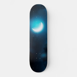 Skateboard Lune de croissant au-dessus de la rivière foresti
