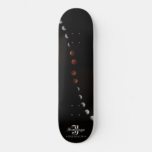 Skateboard Lune de sang (Recto)