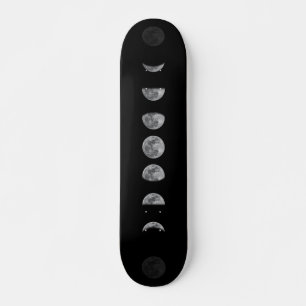 Skateboard Lune lunaire Phases céleste
