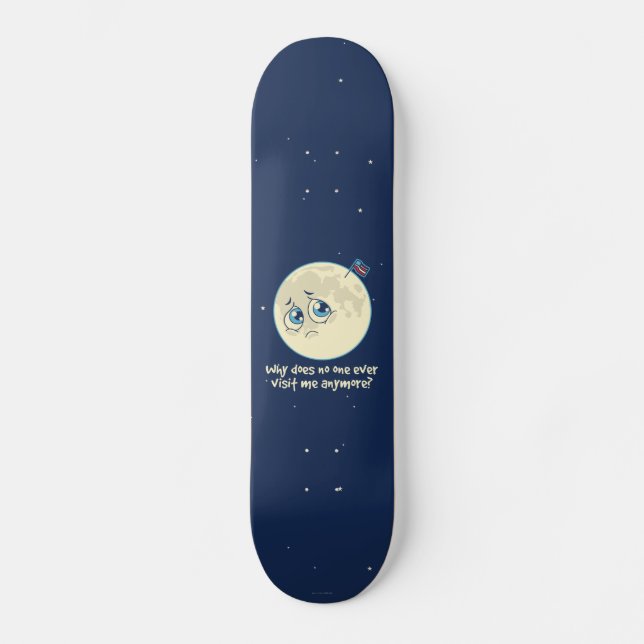 Skateboard Lune triste (Recto)