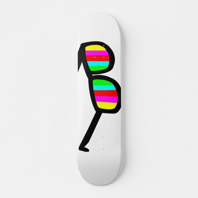 Skateboard Lunettes de soleil rétro Longboard (Devant)