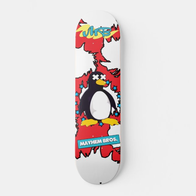 SKATEBOARD M.B. LE PINGOUIN (Recto)