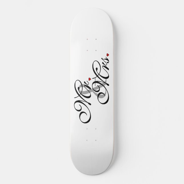 Skateboard M. et Mme Mari Épouse Sa Nouvelle Mherbe (Recto)