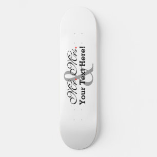 Skateboard M. et Mme personnalisés Plus Customizable Color