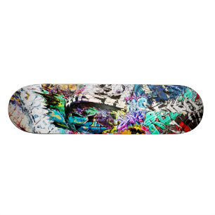 Skateboard Mâche de graffiti