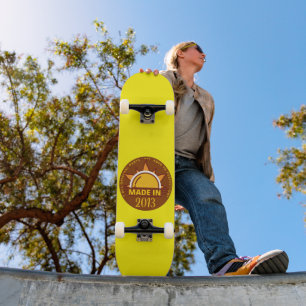 Skateboard MADE IN 2013 drôle cadeau d'anniversaire
