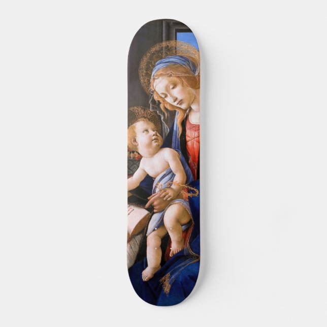 Skateboard Madonna enseigne à l'enfant Jesus Sandro Botticell (Recto)