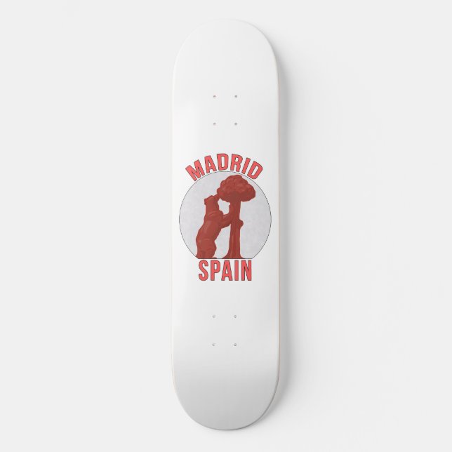 Skateboard Madrid Espagne (Recto)