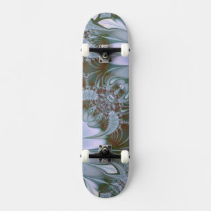 Skateboard Magnifique soie bleue
