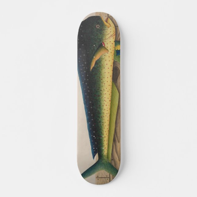 Skateboard Mahi-Mahi Fish artwork (Devant)