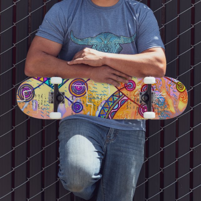 Skateboard Main tirée par EDDArt - Échelle de rêve 1 (Extérieur 3)