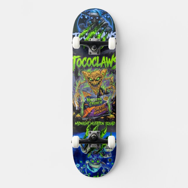 Skateboard Maison hantée épouvantable Halloween | Motard citr (Recto)