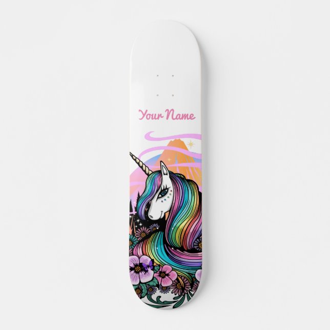 Skateboard Majestic Unicorn (Devant)