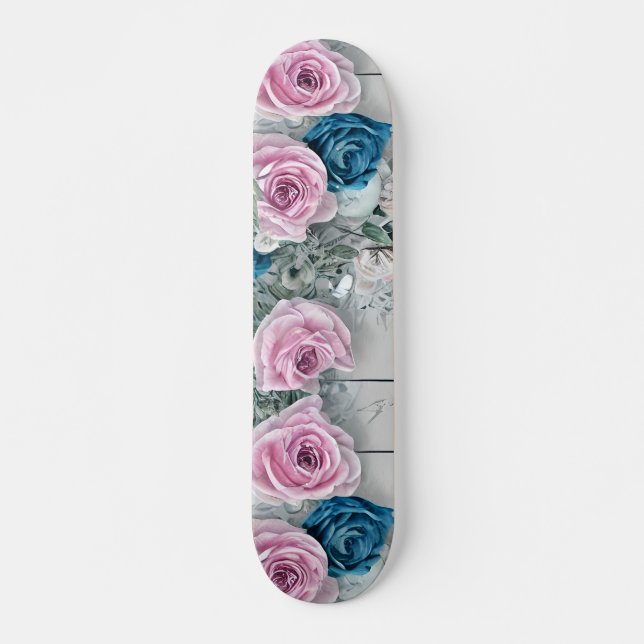 Skateboard Majestic White Brick Shabby Nautica rose pâle (Devant)