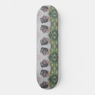 Skateboard Maman... - Peinture aquarelle - Petite Chouette