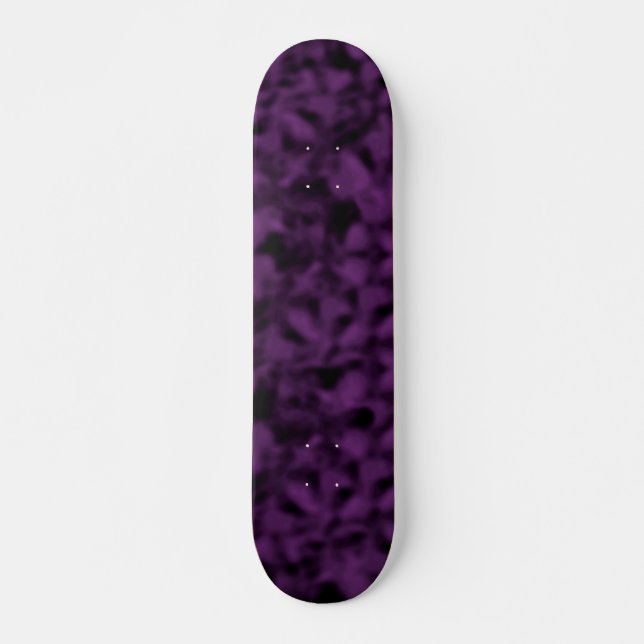 Skateboard Manches violettes et noires (Devant)