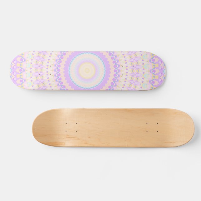 Skateboard Mandala Coloré (Horz)