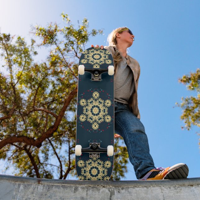 Skateboard Mandala Daisy Dreams  (Extérieur 1)