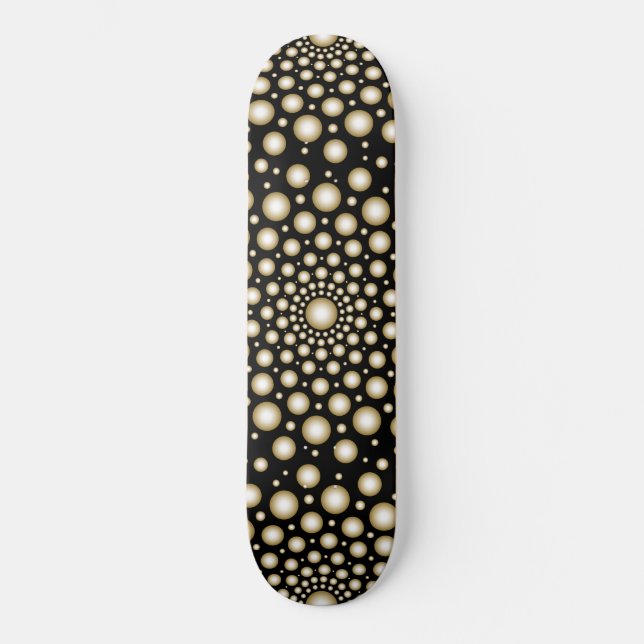 Skateboard Mandala de cercles (Recto)