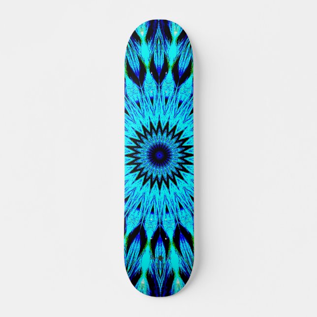 Skateboard Mandala de cristal (Devant)