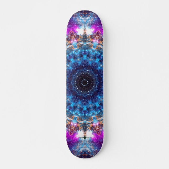 Skateboard Mandala de la nébuleuse (Devant)
