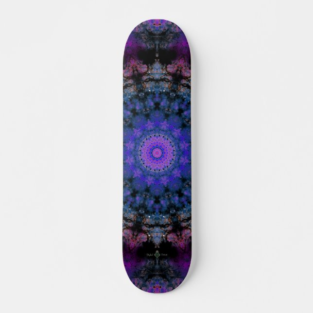 Skateboard Mandala de la nébuleuse sombre (Devant)