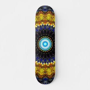 Skateboard Mandala éclaboussé