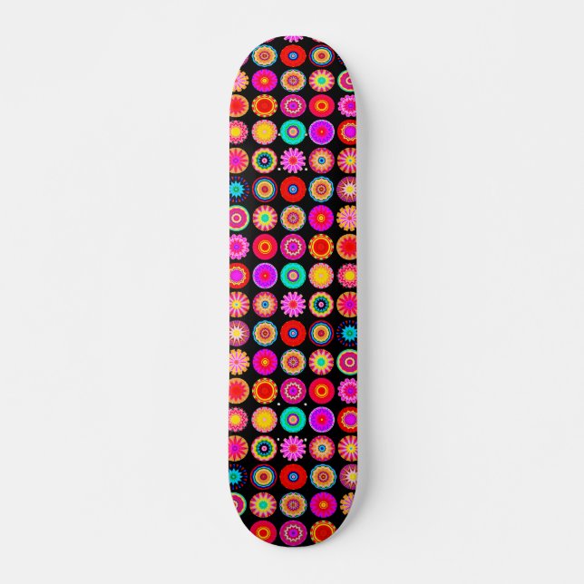 Skateboard Mandala fractal (Devant)