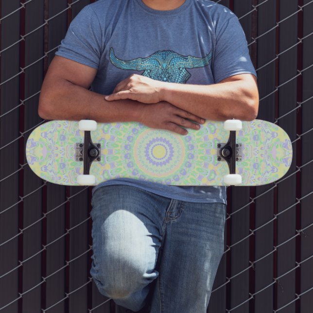 Skateboard Mandala Hippie   (Extérieur 3)