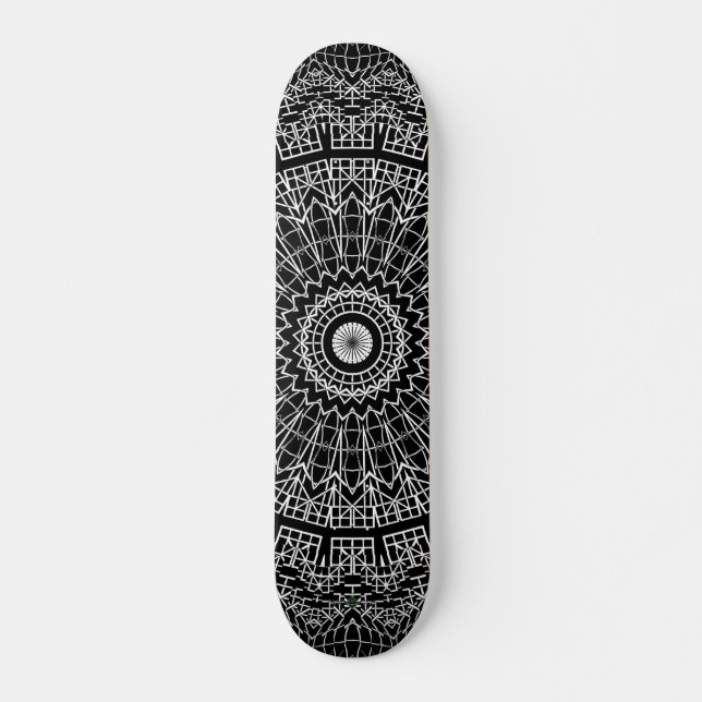 Skateboard Mandala Trèfle (Devant)