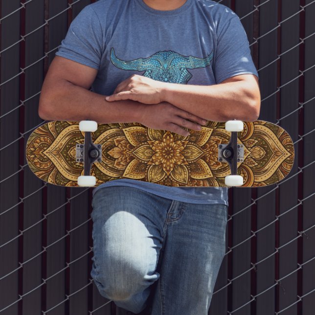 Skateboard Mandala Unisexe Terreux (Extérieur 3)