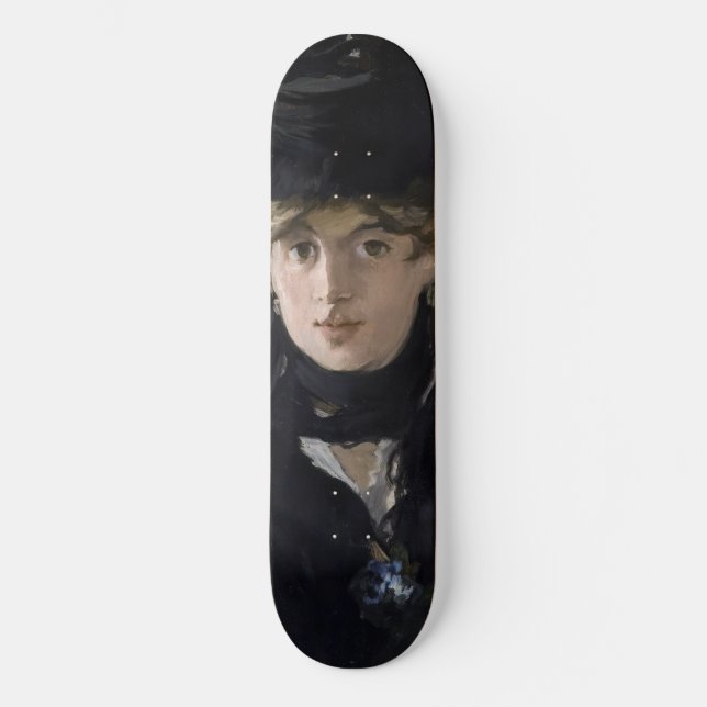Skateboard Manet - Berthe Morisot with a bouquet of violets (Recto)