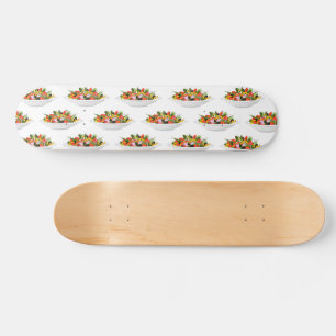 Skateboard Mangez plus de plantes frais motivation salade let