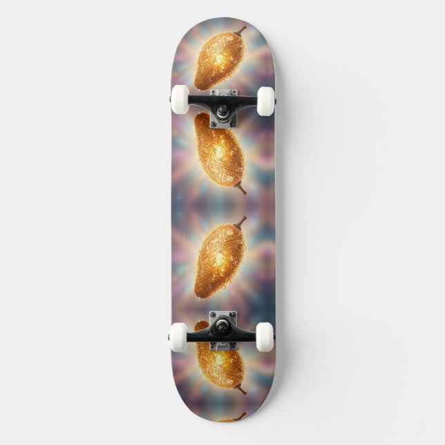 Skateboard Mangue – Fruit tropical plein de saveur (Recto)