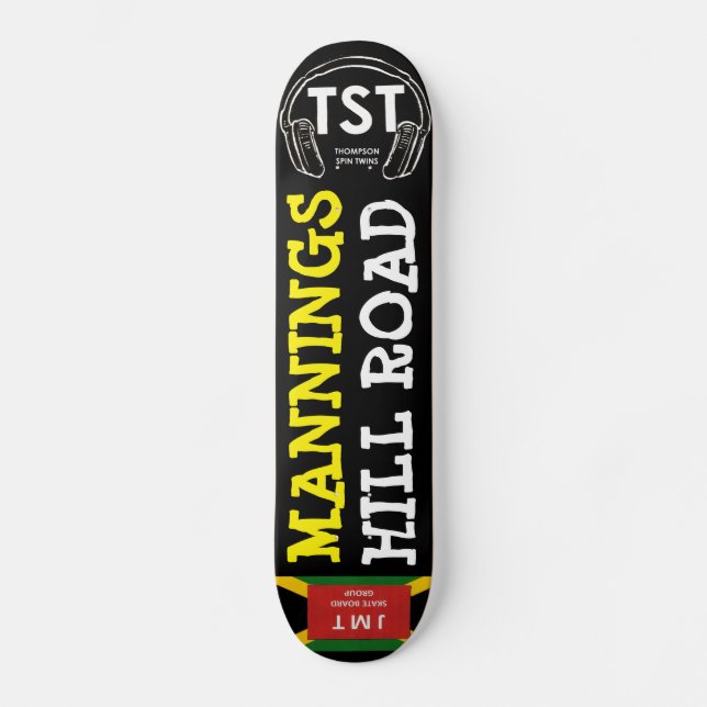 Skateboard MANNINGS HILL ROAD Planche à roulettes (Recto)