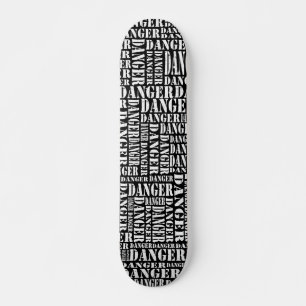 Skateboard Many Dangers III - Black