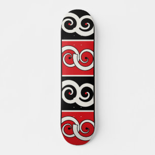 Skateboard Maori Inspired Spiral