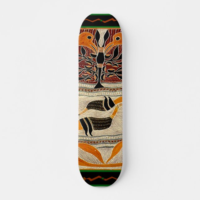 Skateboard Maori Tribal Folklore Design Skate (Devant)