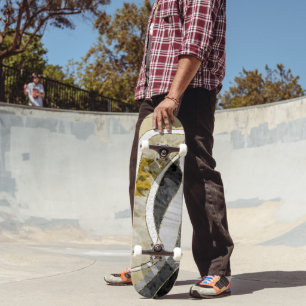 Skateboard Marbre Agate Or Glam 7