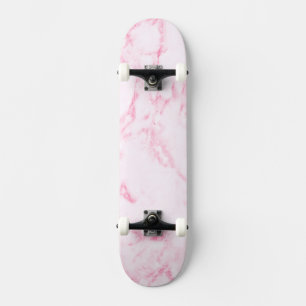 Skateboard Marbre rose